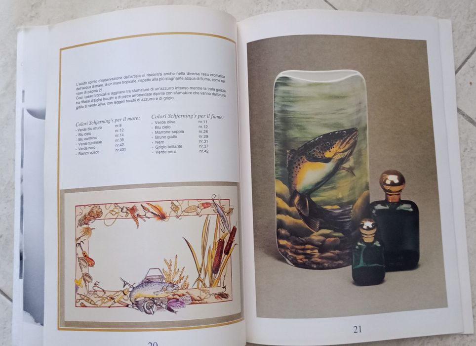 Livro de pintura em cerâmica "Fantasie di animal"i