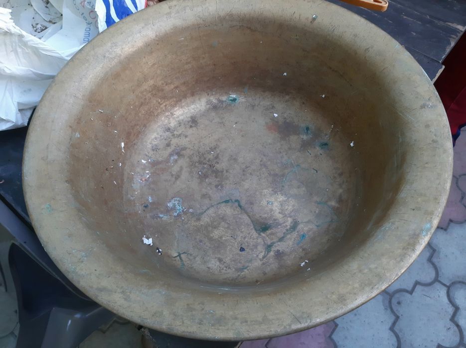 Таз латунь миска