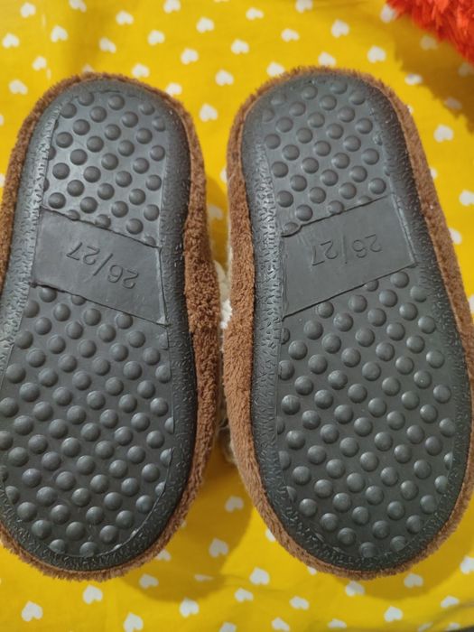 Теплі дитячі тапки капці