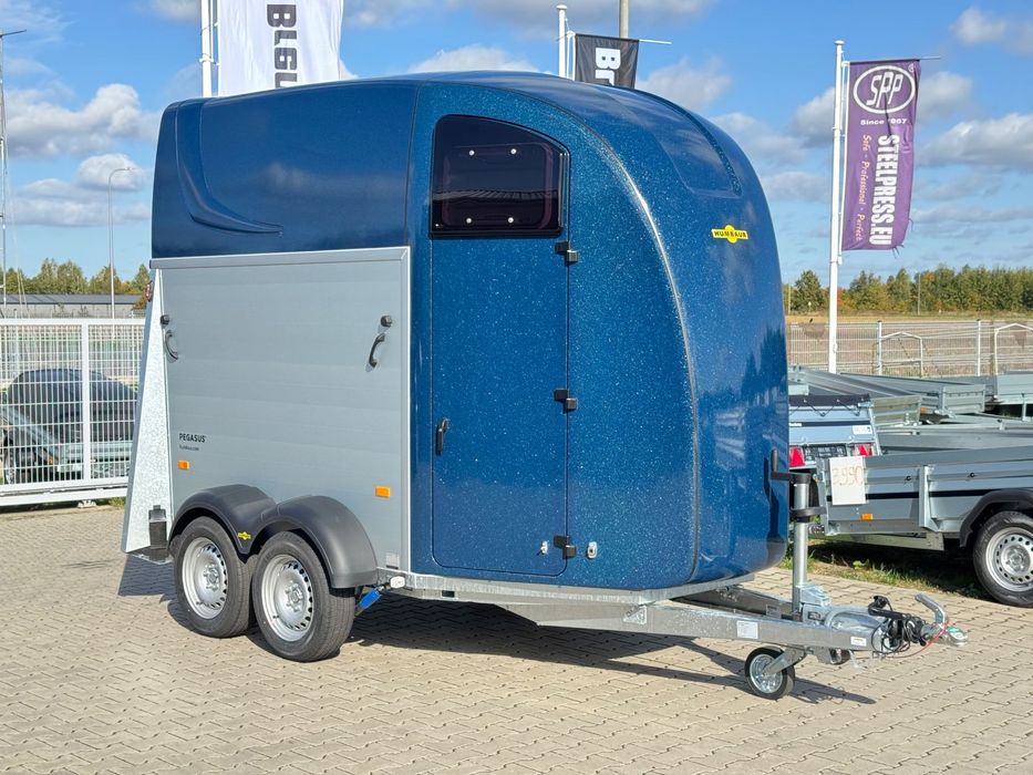 Humbaur Pegasus 2400 | siodlarnia, DMC 2400kg, przyczepa do przewozu 2 koni