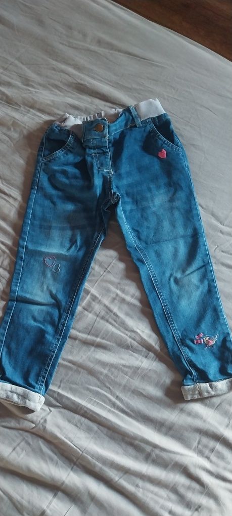 Spodnie miękki jeans r. 98 5.10.15 Stan idealny