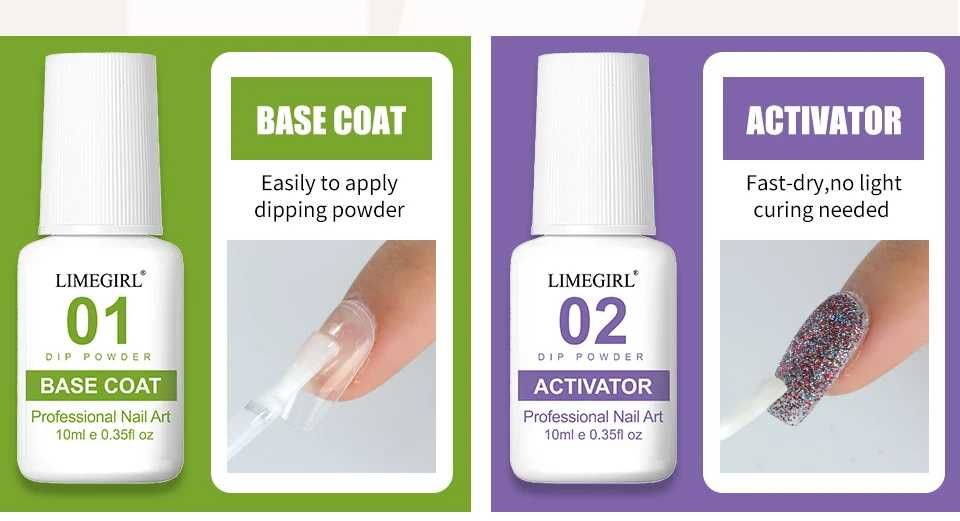 conjunto dip powder novo