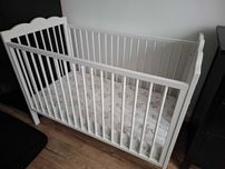 Lozeczko z materacem dwustronnym Rucken Materac Silver cate 120 60