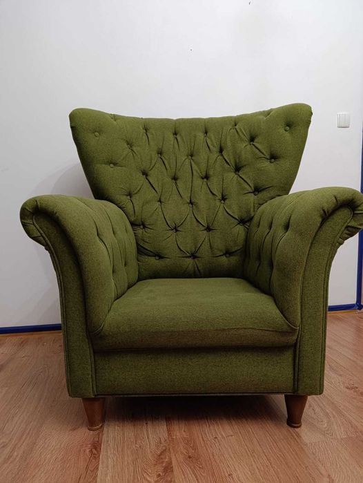 Zielony Fotel BRW