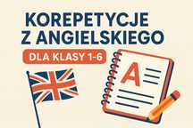 Korepetycje z języka angielskiego 1-6 podstawówka!