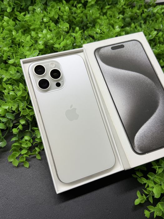 iPhone 15 Pro Max, 256Gb, White Titanium (Neverlock)Айфон 15 ПМ, #1054