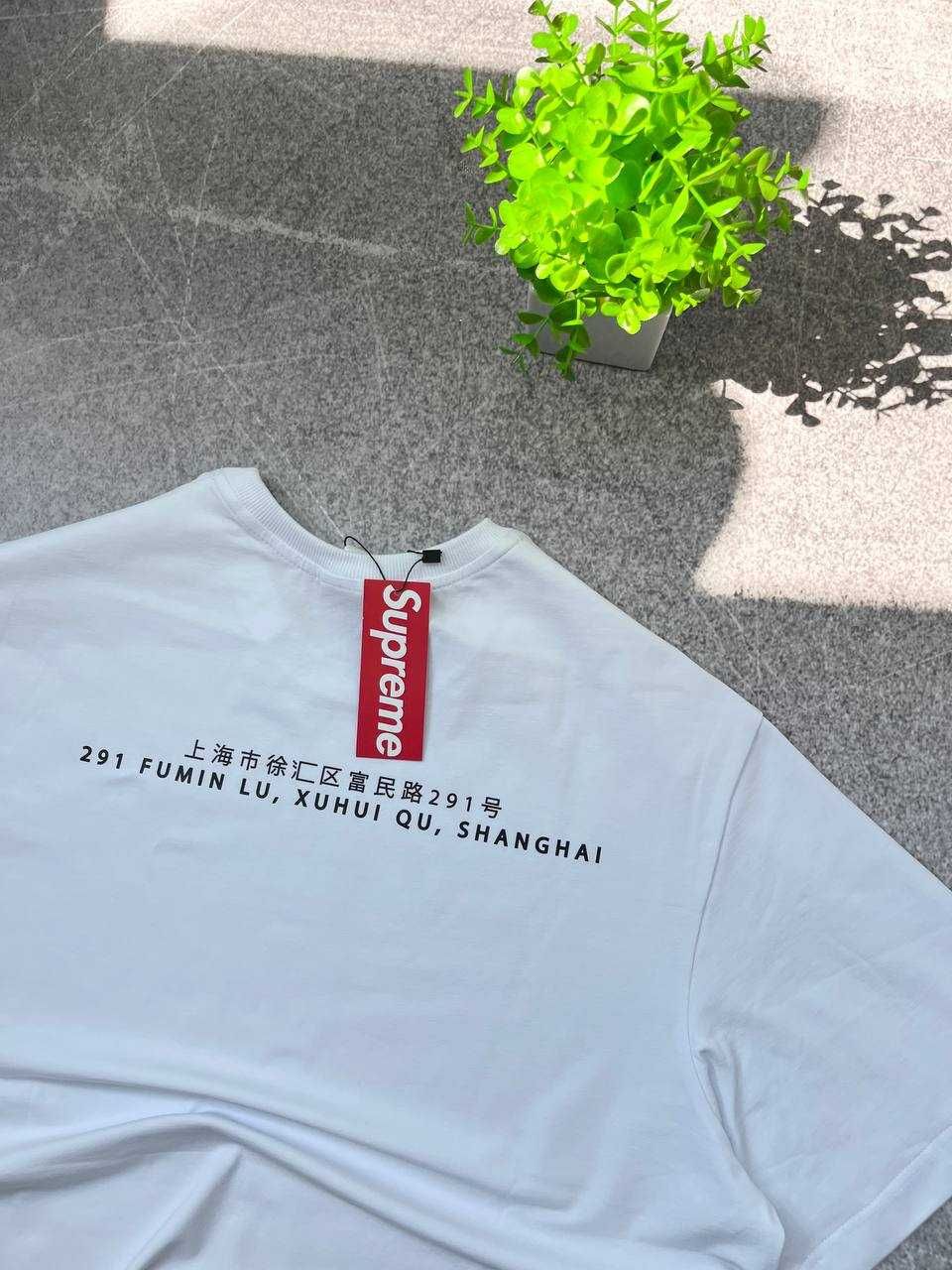 Оверсайз Футболка Supreme | Футболка Суприм с бирками