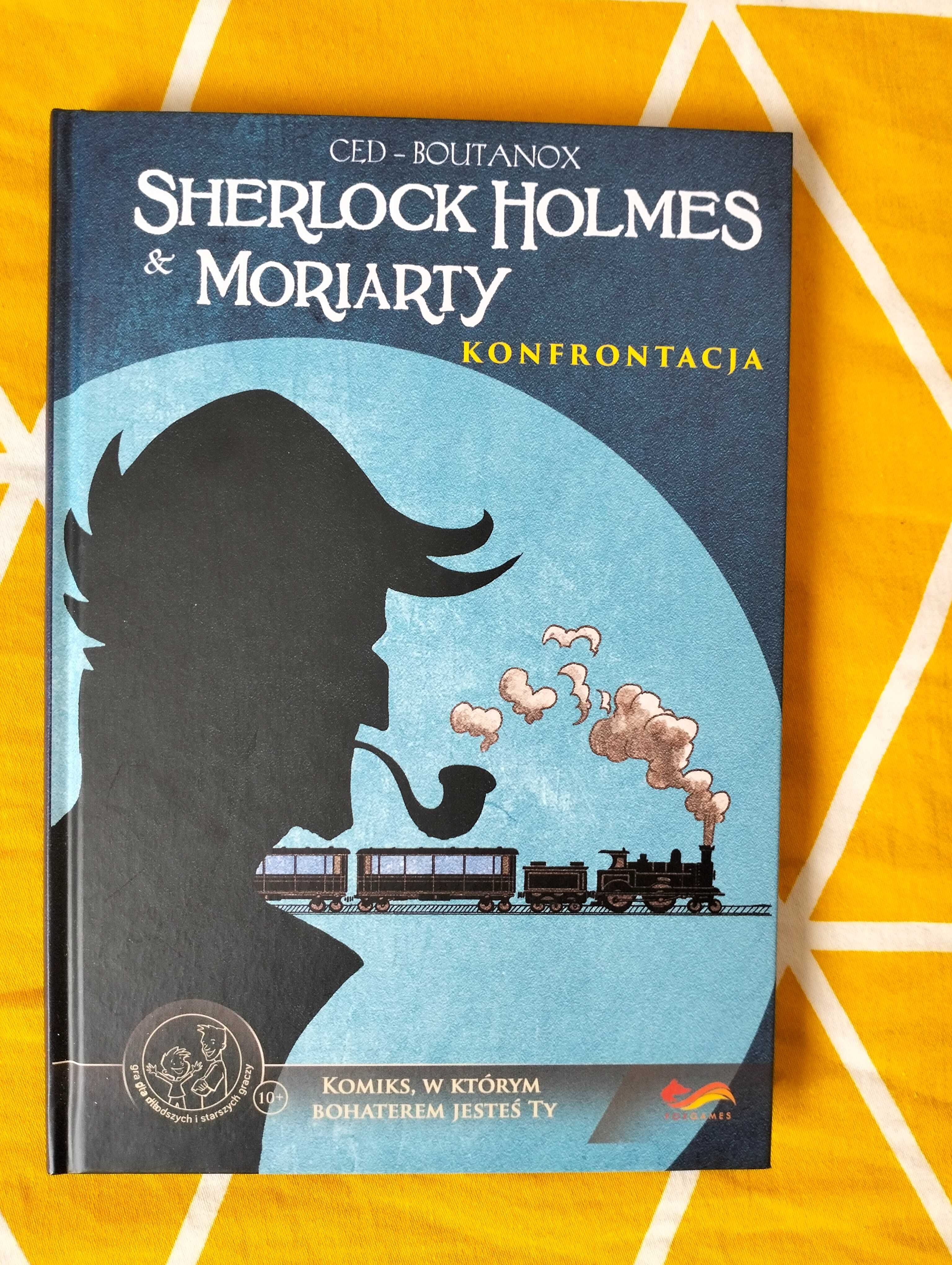 Komiksy paragrafowe Sherlock Holmes &Moriarty Konfrontacja.