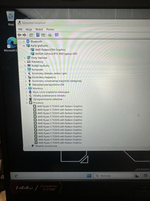 Asus TUF GAMING A15 Fa506n full zestaw z wrzesnia 2025 jeszcze 23mc gw