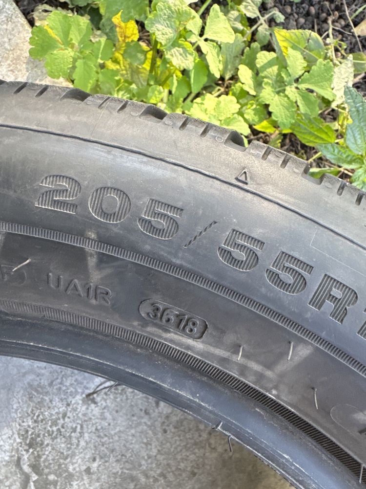 Зимняя резина бу шины бу зима 205/55/16 Dunlop 2018 год