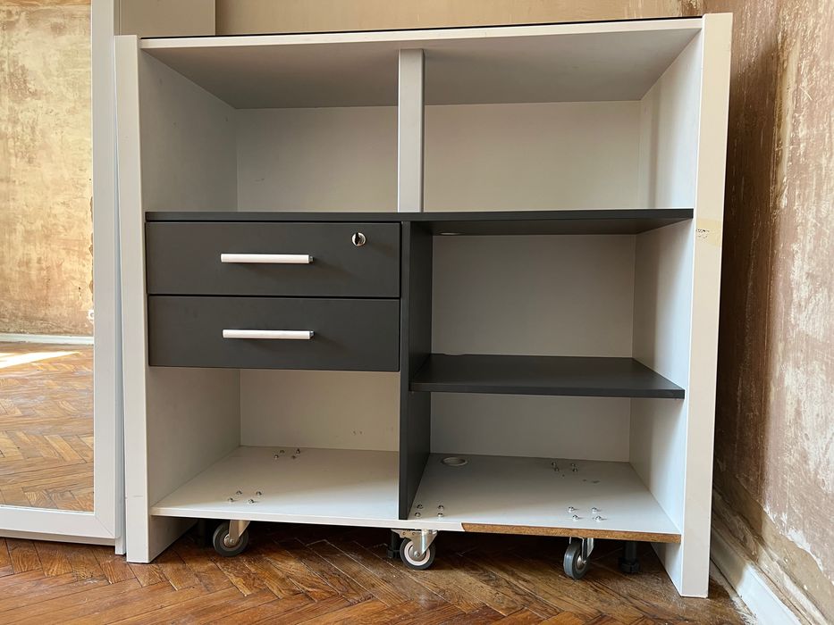 Стелаж-комод офісний з шухлядами