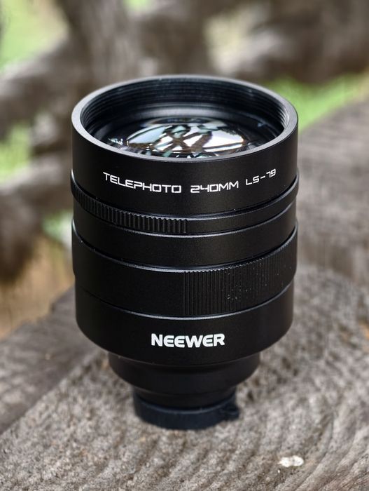 Телеобьектив 2 в 1 Neewer converter 2x + macro lens для смартфона