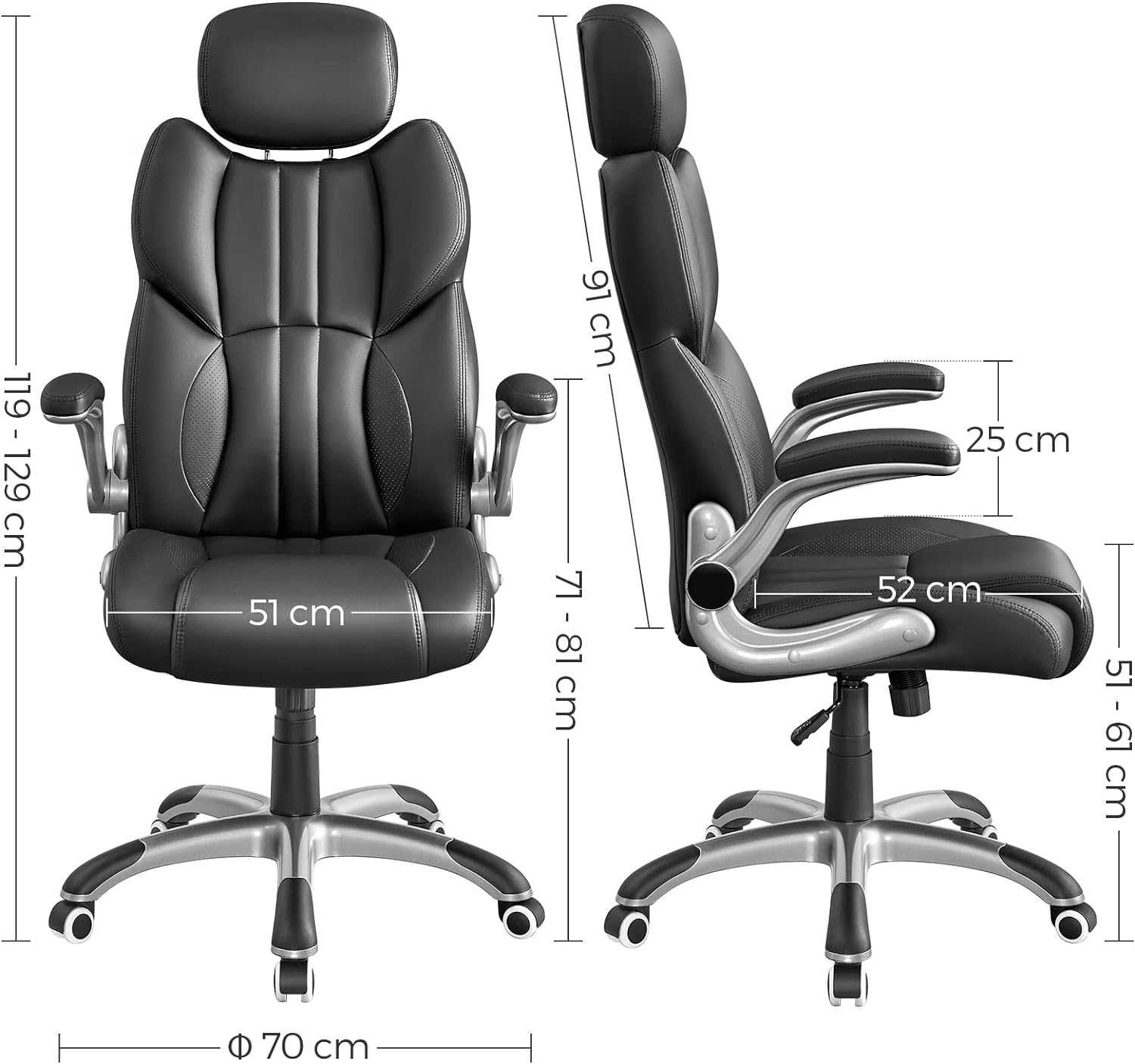 Nowe krzesło obrotowe /biurowe /fotel gamingowy /SONGMICS /5779