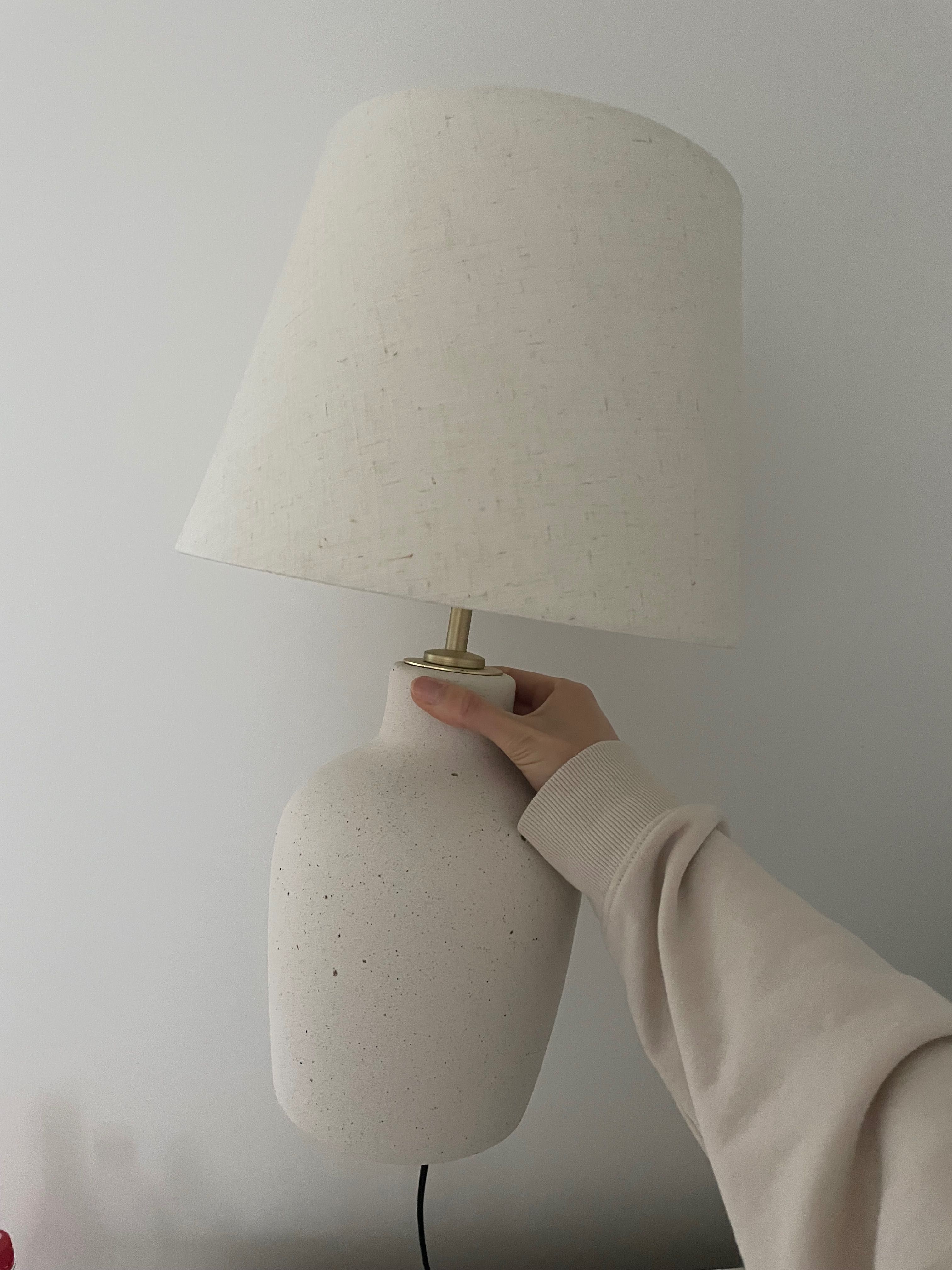 Lampa Ikea beżowa