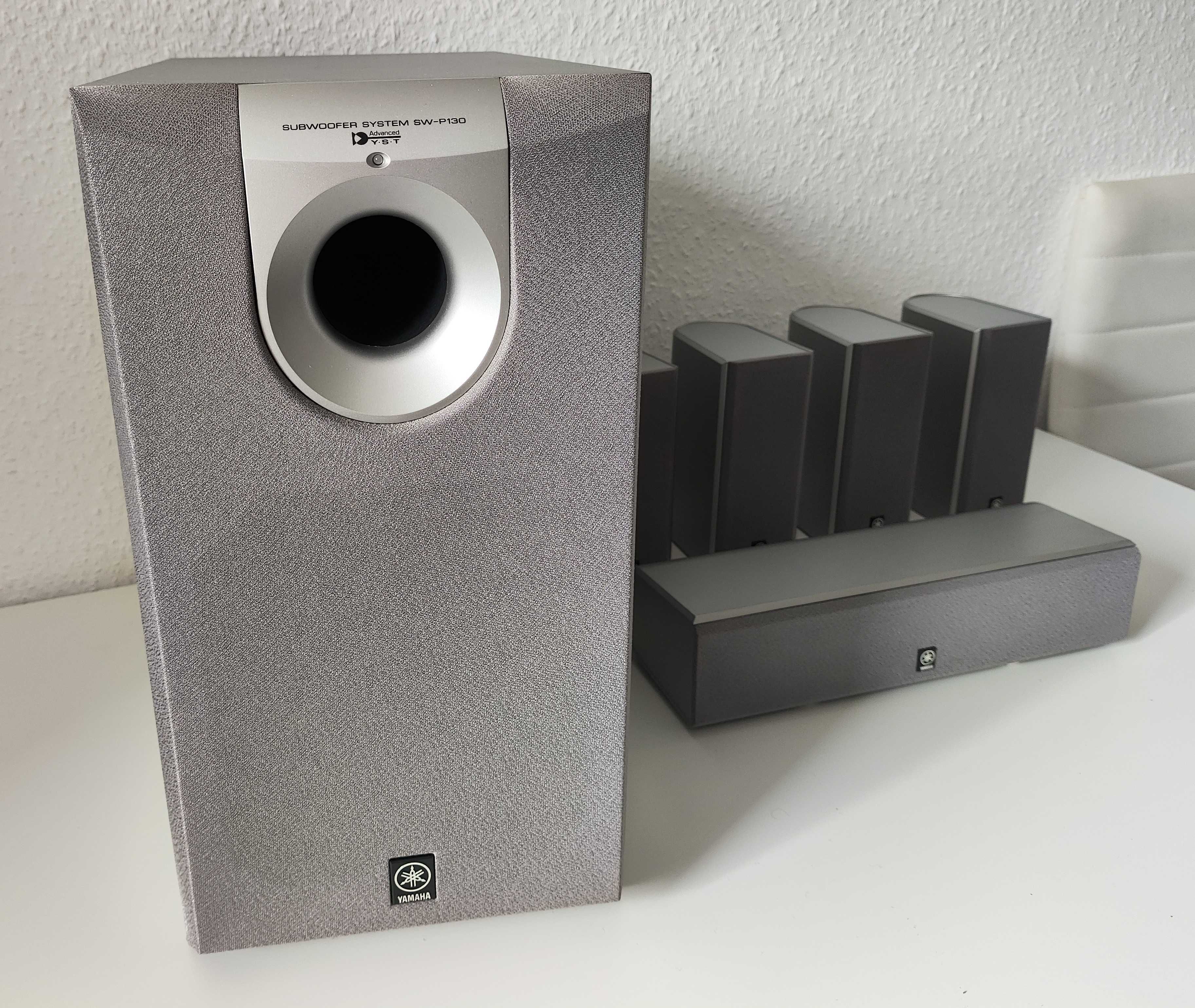 YAMAHA 5.1 Aktywny Subwoofer z Okablowaniem
