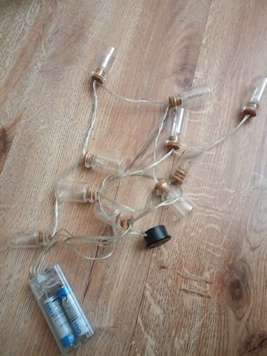 Lampki buteleczki szklane