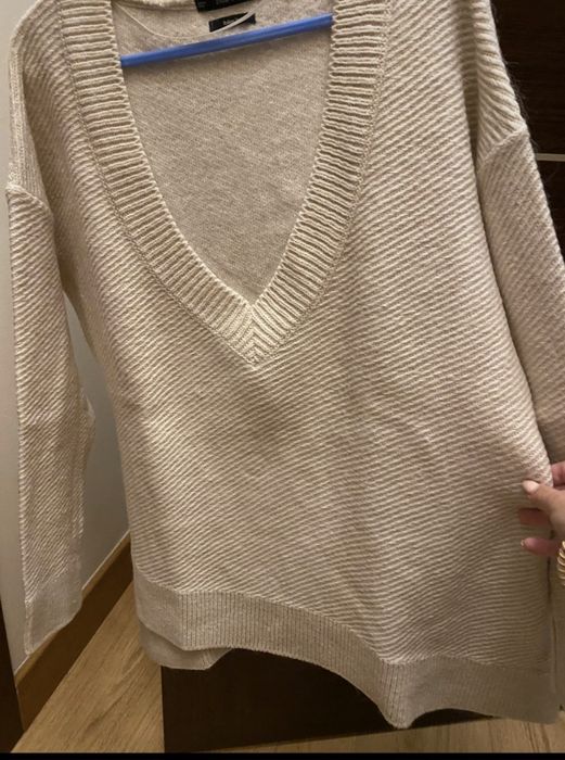 Camisola malha grossa zara