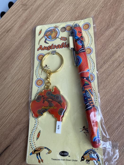Zestaw brelok do kluczy z długopisem z Australii