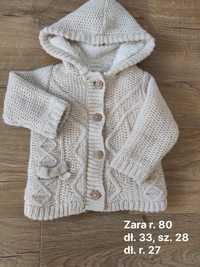 Sweter Zara beżowy