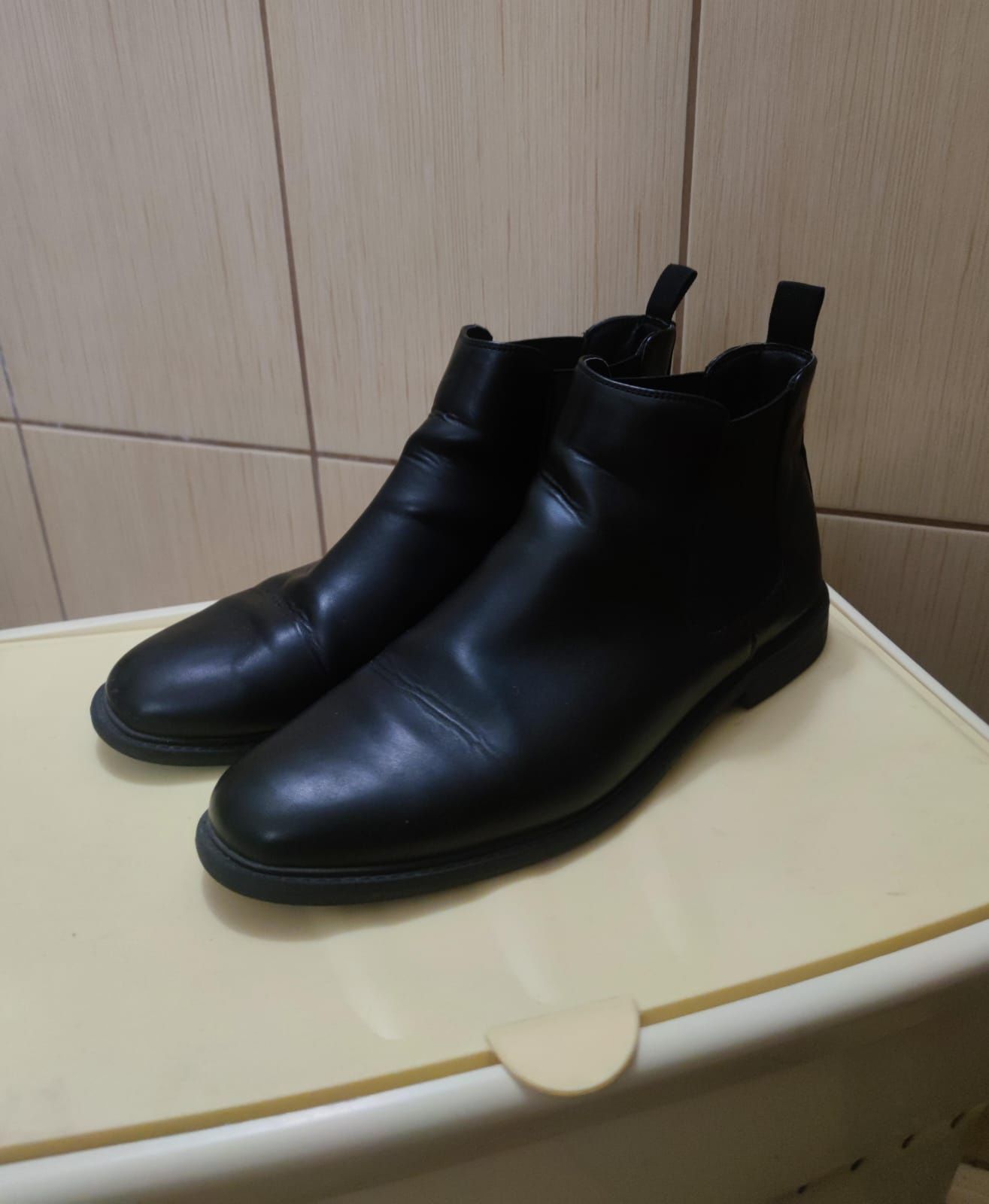 Męskie buty 44 botki Primark sztyblety jesienne eleganckie sport retro