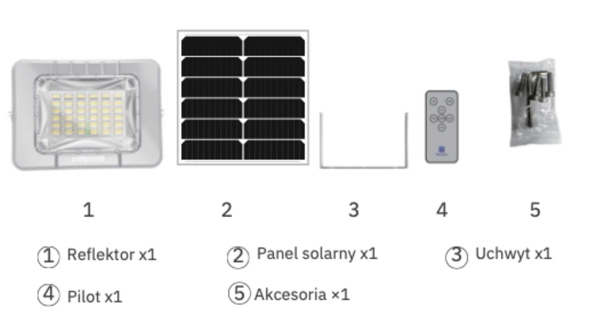 Halogenowa Lampa Solarna 2100lm + panel fotowoltaiczny 45W BESSLER.PL