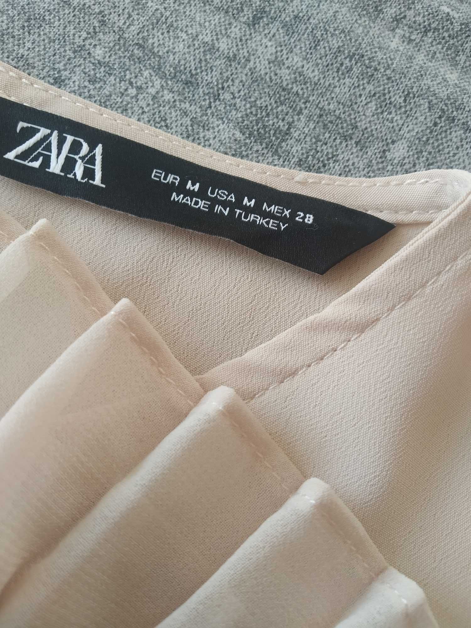 Bluzka damska krótki rękaw rozm M 38 Zara