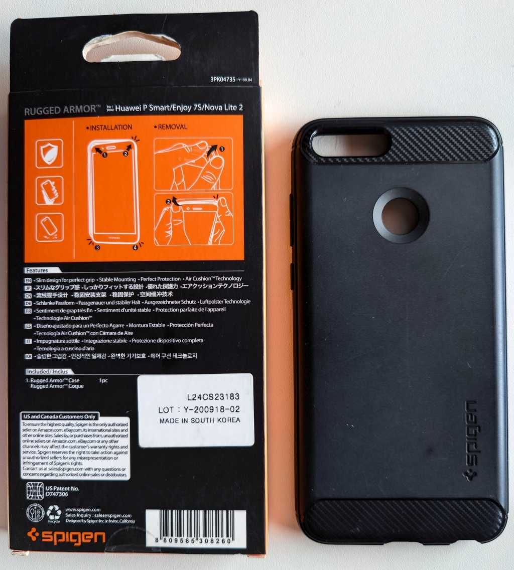 Etui Spigen Rugged Armor dla Huawei P Smart