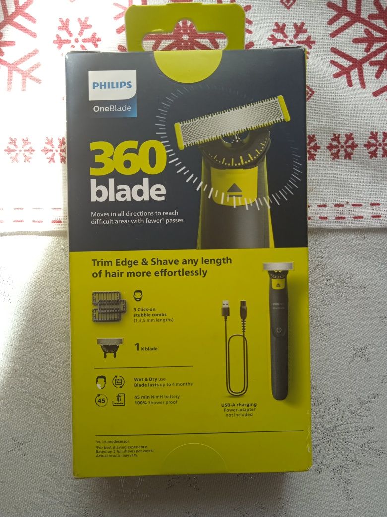 стайлера Philips OneBlade 360. 
Призначення:
Цей гібридний стайлер при