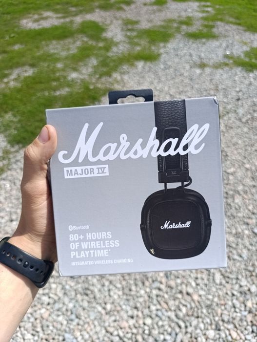 Навушники нові Marshall Major IV Bluetooth Black