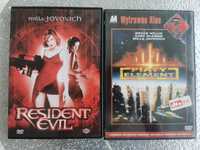 zestaw filmów na DVD: Resident evil, Piąty element, Negocjator...