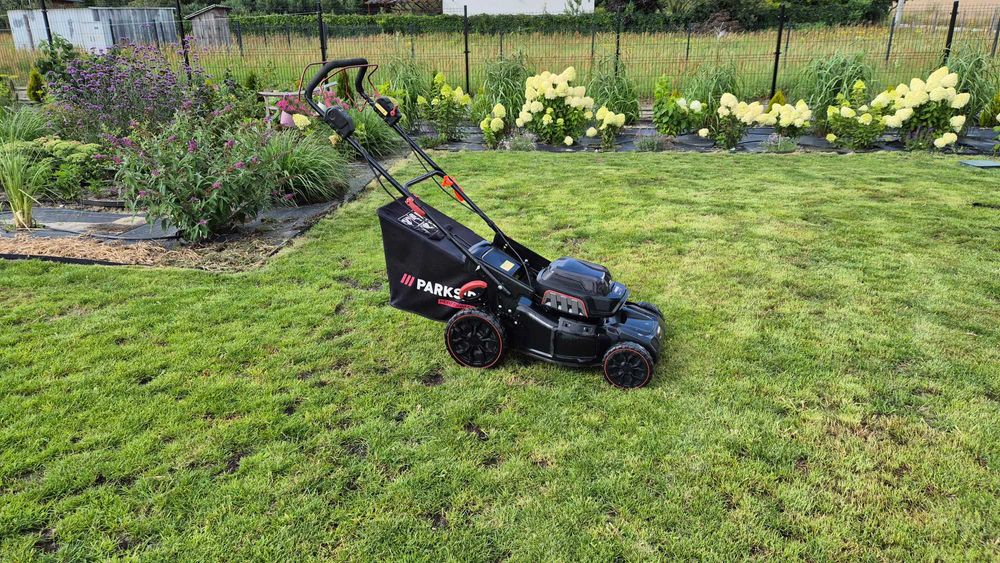 Kosiarka Parkside Performance PPRMA 40-Li A1 40V, baterie 2x 8Ah napęd