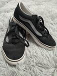 Skórzane Vansy Vans Oldschool czarno-szare