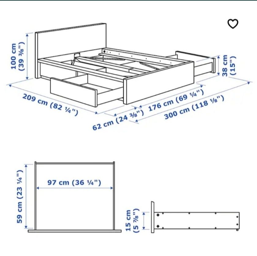 Quarto Completo (cama + colchão + mesas cabeceira + moveis + aparador)