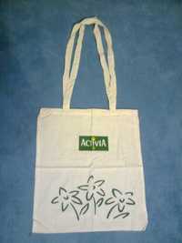 Activia - Torba ekologiczna, bawełniana torba na zakupy NOWA