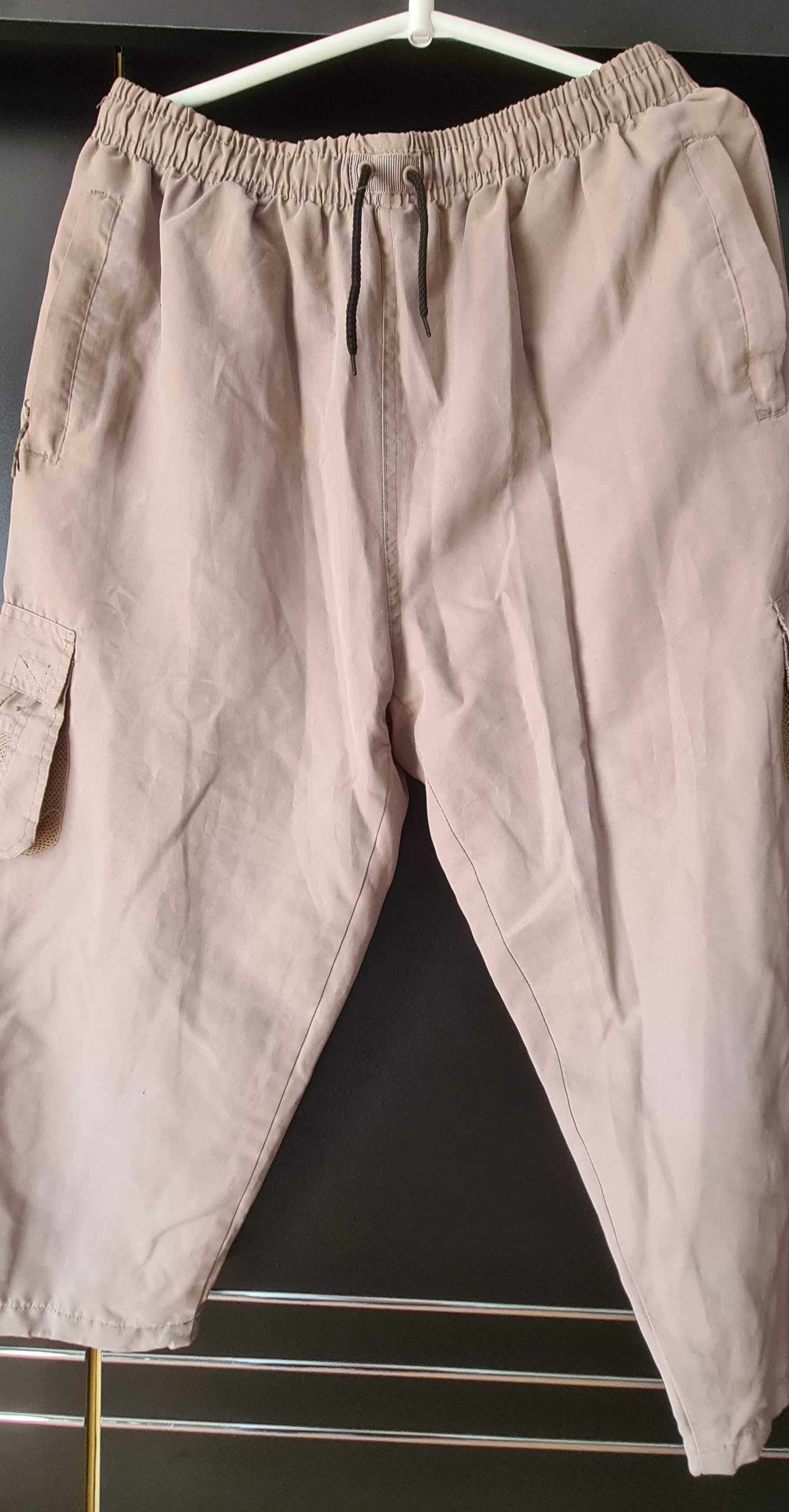 Męskie spodenki rybaczki w kolorze Khaki Capo rozmiar L