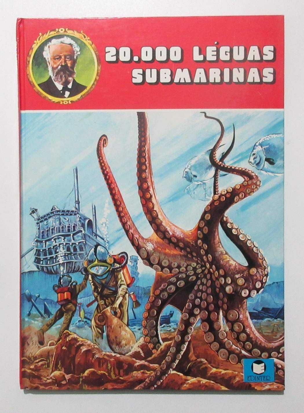 Júlio Verne Em BD - 20.000 Léguas Submarinas (Capa Dura - Edinter)