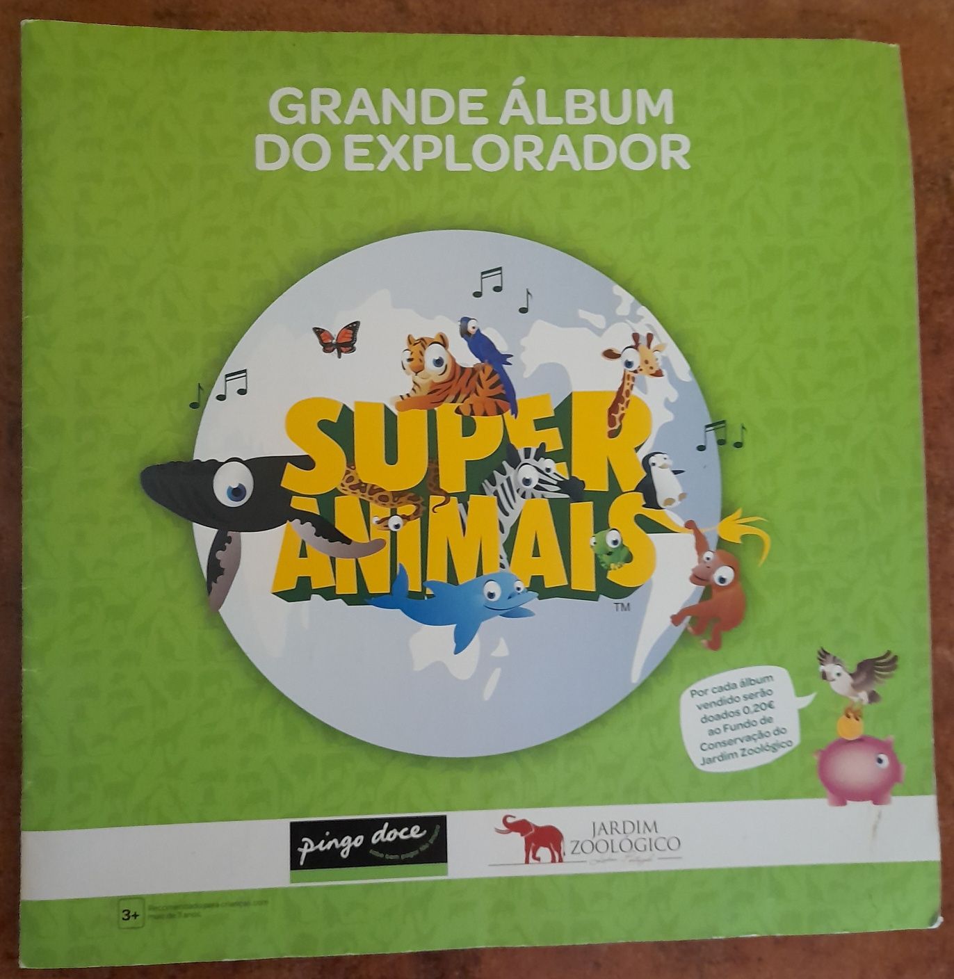 Cartas Super Animais - Caderneta Pingo Doce