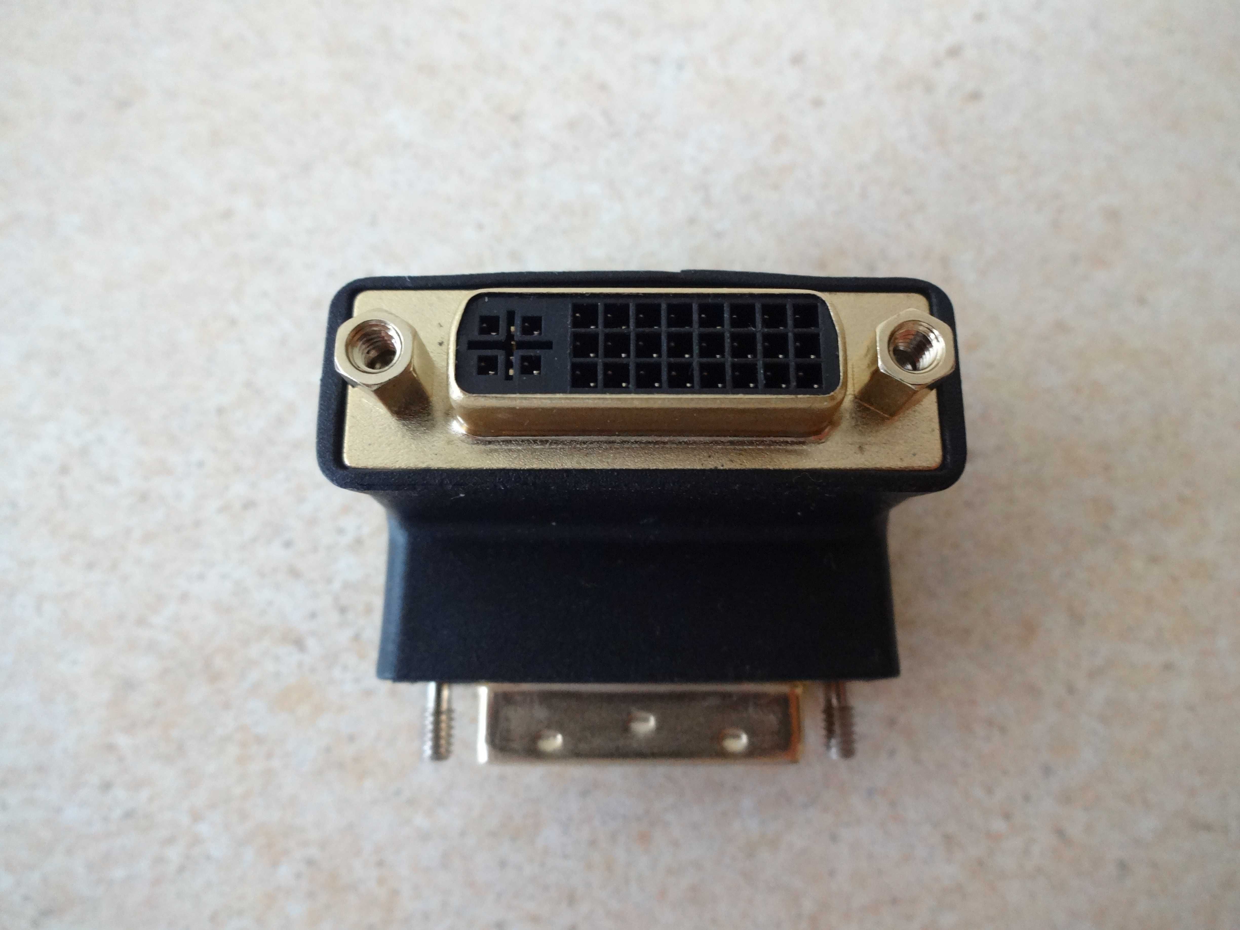 Adapter kątowy DELOCK DVI-I Dual Link