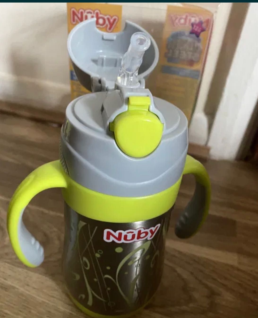 Новый термосы Nuby термопоильник непроливайка