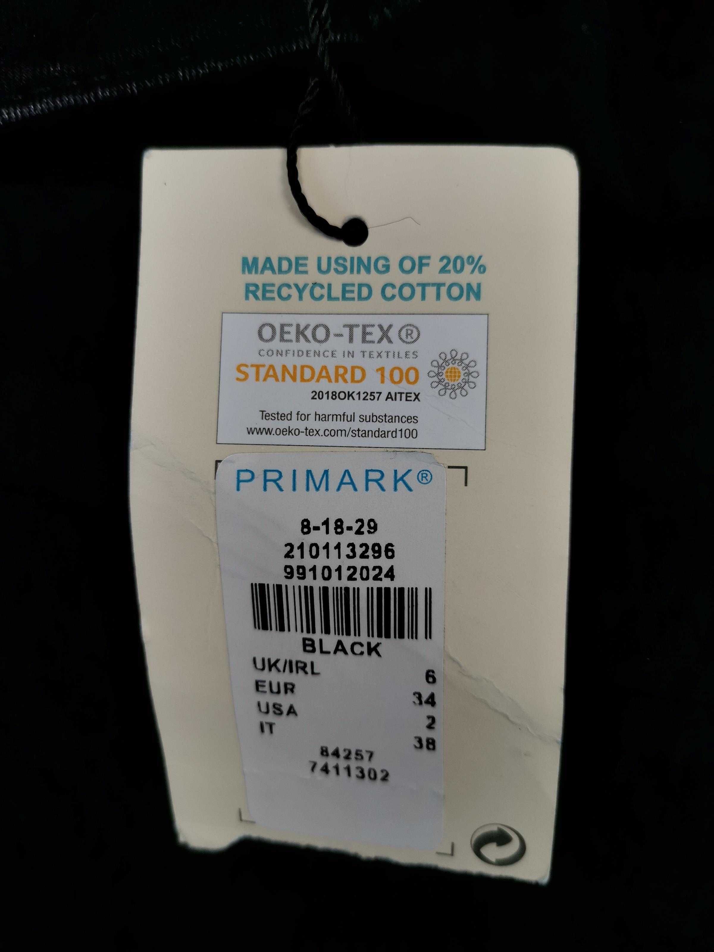 PRIMARK Spodnie Ciążowe Czarne Damskie XS 34 ! Nowe