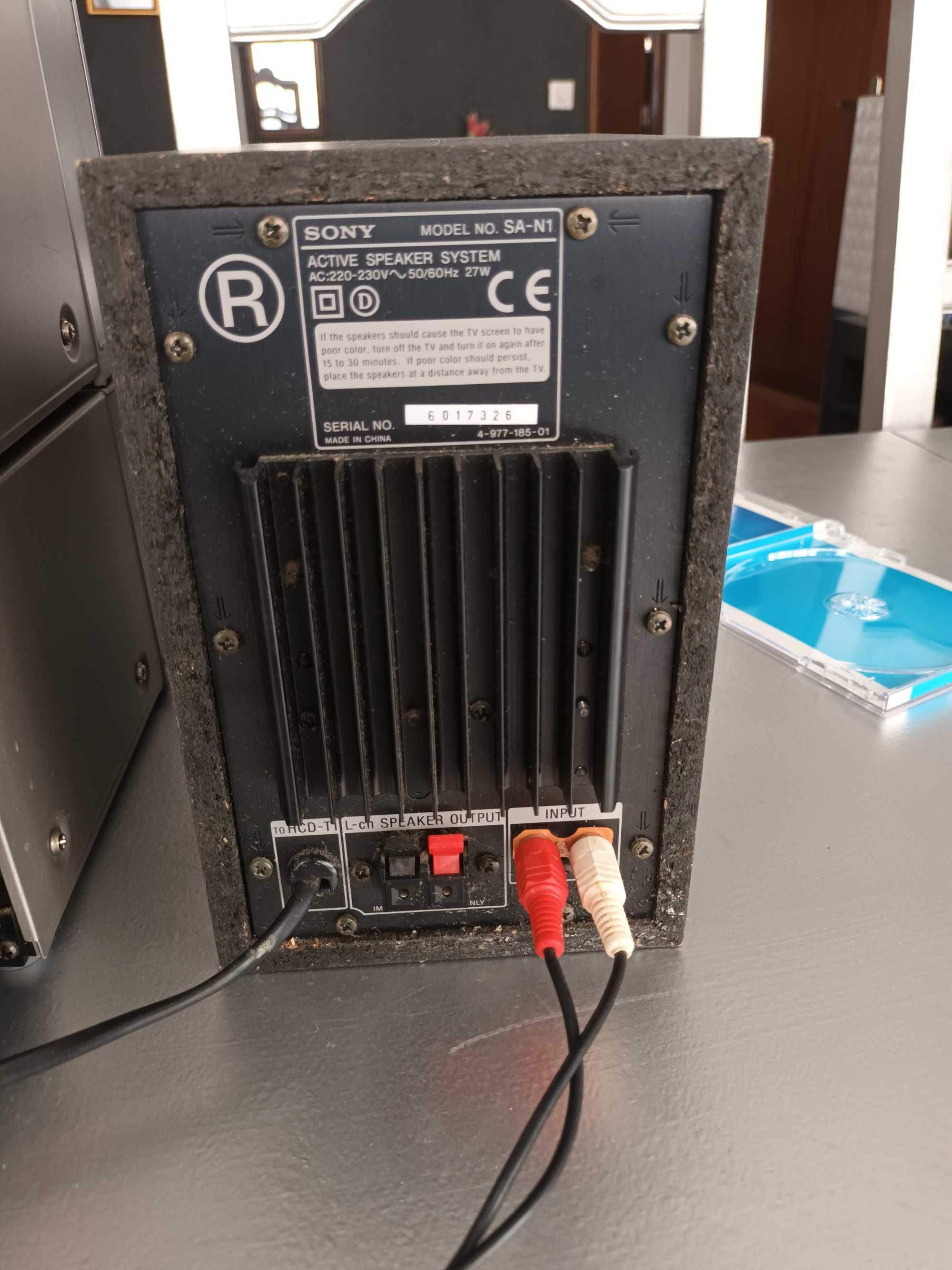 Aparelhagem Sony Modular Vintage (Cd, Rádio e Cassette)+ 1 Coluna