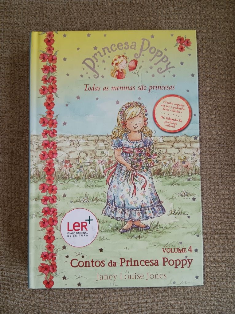 4 livros, contos da Princesa Poppy
