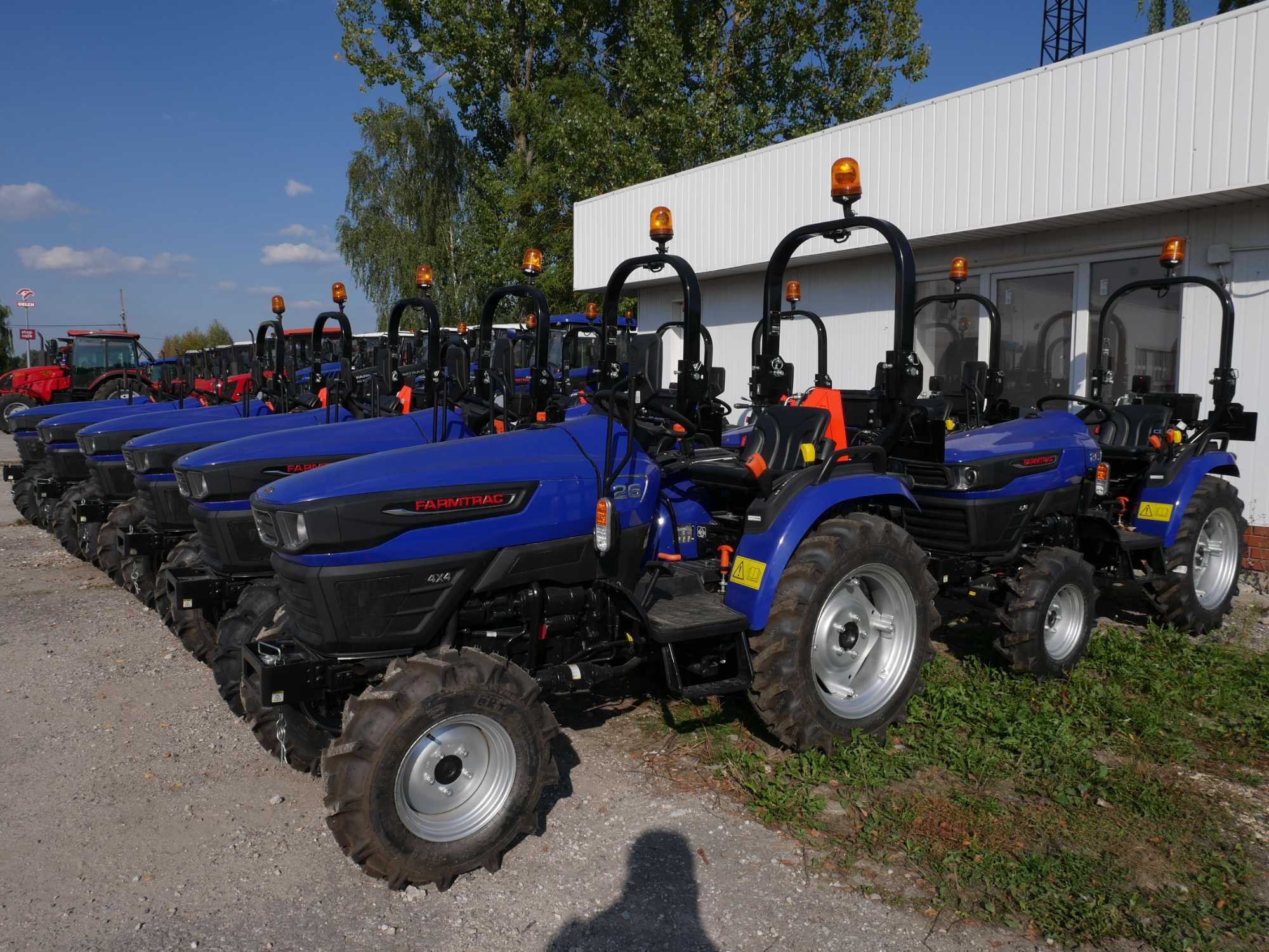 Farmtrac 26 KM Traktorek Ogrodniczy Napęd 4WD Nowy Kubota