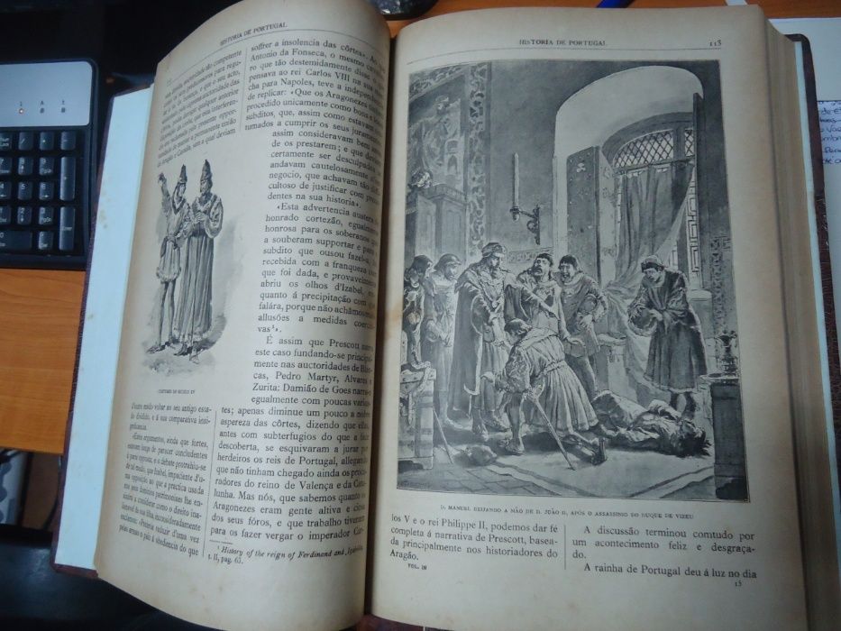HISTÓRIA DE PORTUGAL de Manuel Pinheiro Chagas - 3 volumes
