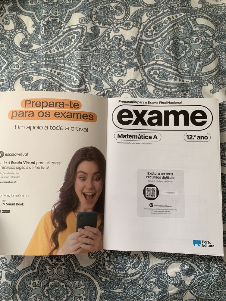 Livro de Preparação para o Exame Nacional de Matemática A do 12.º ano