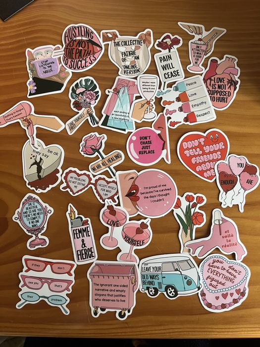 27 autocolantes novos