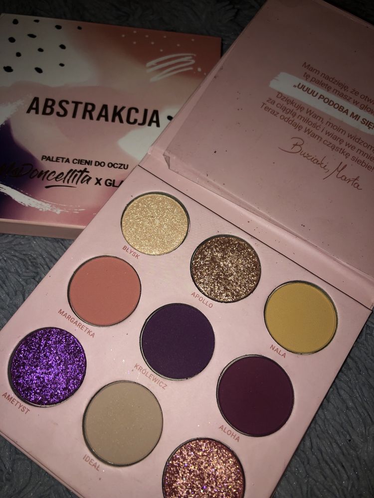 Paletka cieni Glamshop x Msdoncellita Abstrakcja