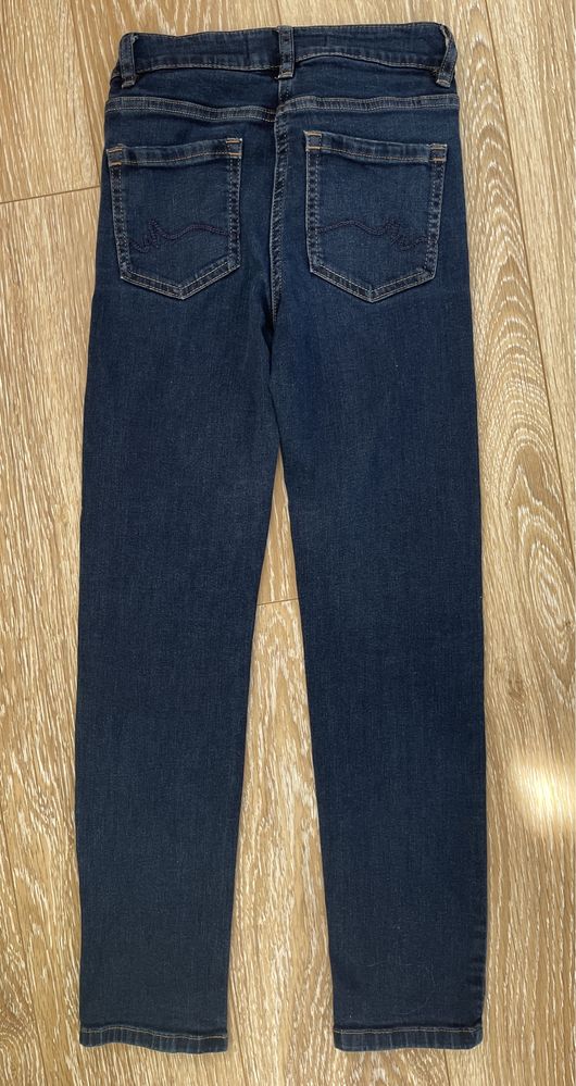 Next petite jeansy skinny damskie XS 34 granatowe