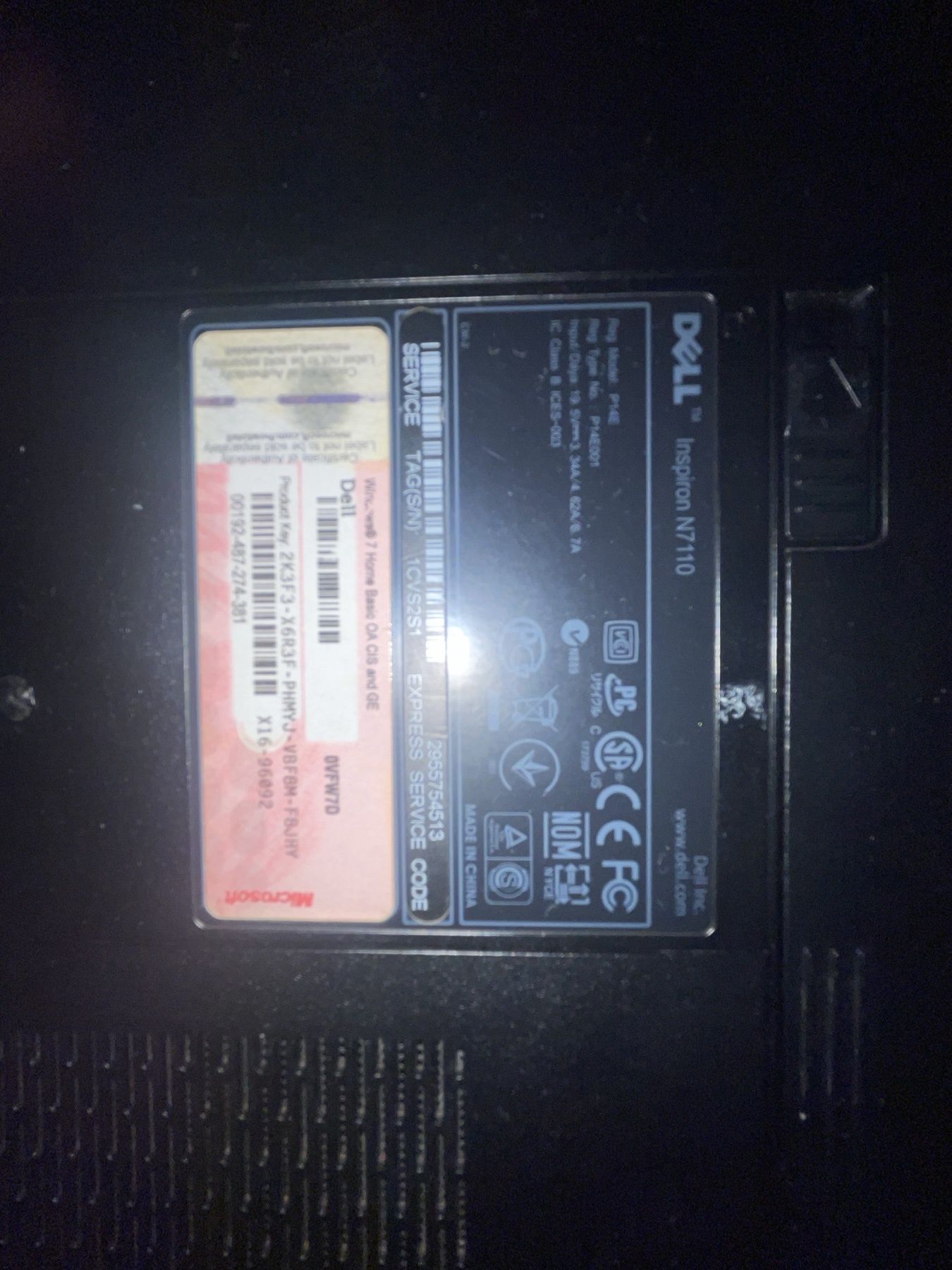 Ноутбук Dell Inspiron N7110