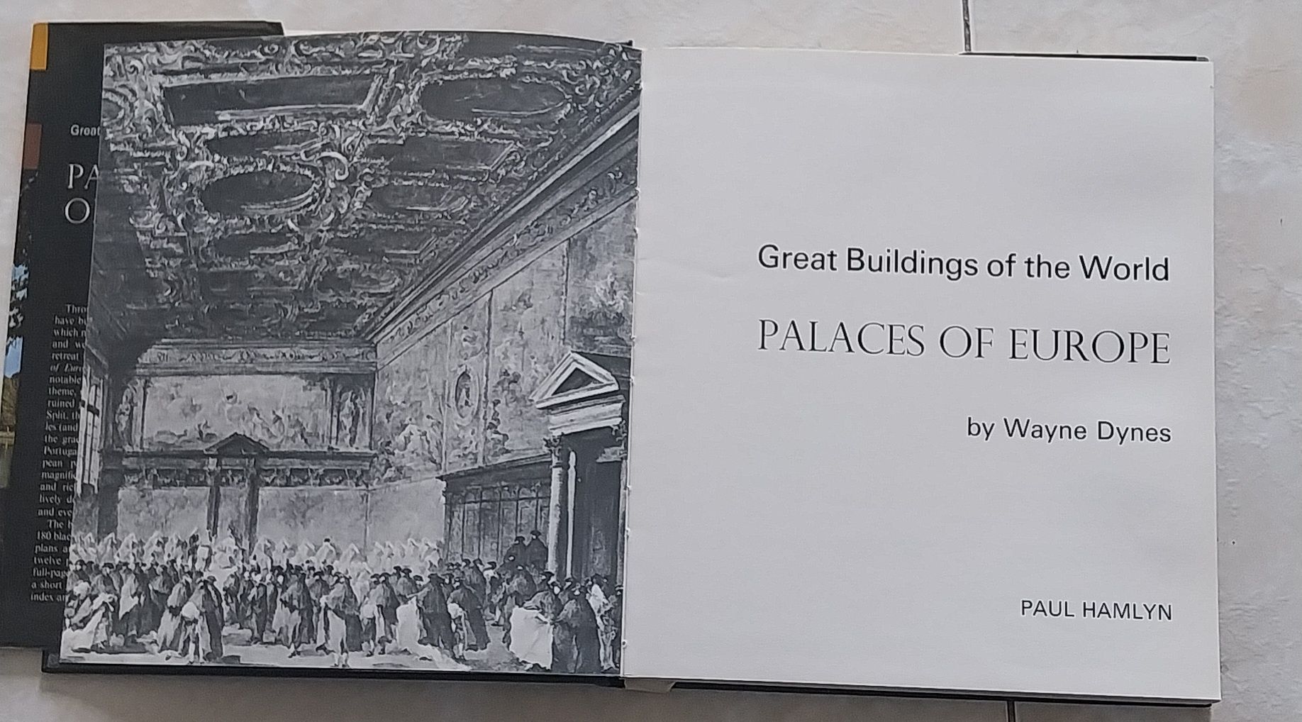 Livro antigo Palaces of Europe